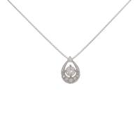 【新品】プラチナダイヤモンドネックレス 0．200ct・E・VS1・GOOD