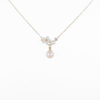 サマンサティアラ フラワー カラーストーンネックレス