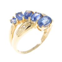 K18YG サファイヤリング