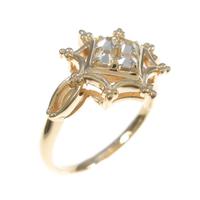 K18YG ダイヤモンドリング