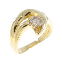 K18YG ダイヤモンドリング