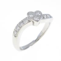 PT ハート ダイヤモンドリング