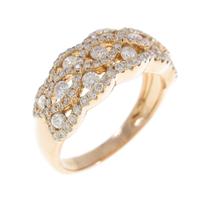 K18PG ダイヤモンドリング