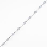 K18WG ダイヤモンドブレスレット