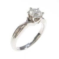 プラチナダイヤモンドリング 0．625ct・F・VS1・EXT H＆C