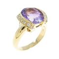 K18YG アメジストリング