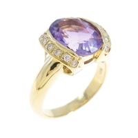 K18YG アメジストリング