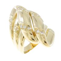 K18YG ダイヤモンドリング