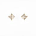 アガット ダイヤモンドピアス
