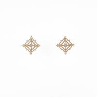 アガット ダイヤモンドピアス