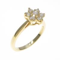 ティファニー フラワー ダイヤモンドリング