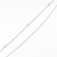 4゜C ホワイトトパーズブレスレット