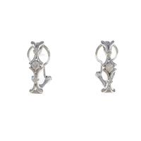 K18WG ダイヤモンドピアス