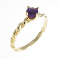 K18YG アメジストリング