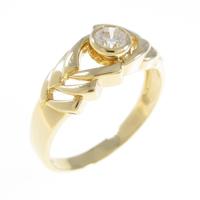 K18YG ダイヤモンドリング