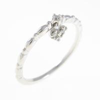 4゜C ハート ダイヤモンドリング