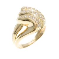 K18YG ダイヤモンドリング