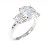 プラチナダイヤモンドリング 2．077ct・F・SI1・VG