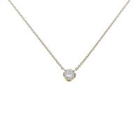 【リメイク】K18YG ソリティア ダイヤモンドネックレス