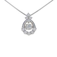 【新品】プラチナ ダイヤモンドネックレス 0．307ct・F・SI2・VG