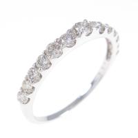 K18WG ダイヤモンドリング