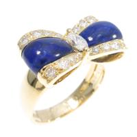 ヴァンクリーフ＆アーペル リボン ラピスラズリリング