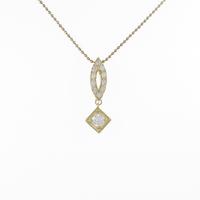 K18YG ダイヤモンドネックレス