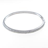 【リメイク】K18WG ダイヤモンドバングル