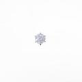 【リメイク】プラチナダイヤモンドピアス 0．429ct・H・SI2・FAIR 片耳