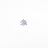【リメイク】プラチナダイヤモンドピアス 0．429ct・H・SI2・FAIR 片耳
