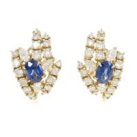 K18YG サファイヤピアス