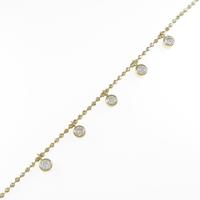 K18YG ダイヤモンドブレスレット