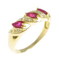 K18YG ルビーリング