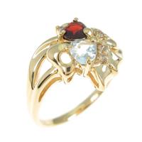 K18YG カラーストーンリング