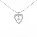 【新品】プラチナダイヤモンドネックレス 0．200ct・F・SI1・GOOD