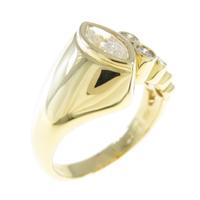 750YG ダイヤモンドリング