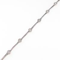 K18WG ダイヤモンドブレスレット