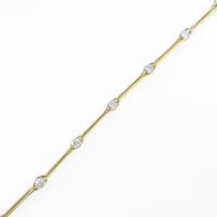 K18YG ダイヤモンドブレスレット