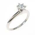 ティファニー クラシックソリティア リング 0．28ct・E・VVS2・3EXT