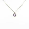 K18YG アメジストネックレス