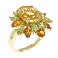 K18YG シトリンリング