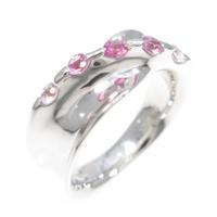 K18WG サファイヤリング