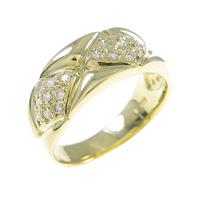 K18YG ダイヤモンドリング