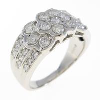 PT フラワー ダイヤモンドリング