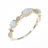 アガット オパールリング