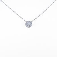 ヴァンドーム ダイヤモンドネックレス 0．197ct・D・VS1・EXT