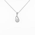 【リメイク】プラチナダイヤモンドネックレス 0．325ct・G・SI1・GOOD