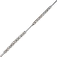 K18WG ダイヤモンドブレスレット