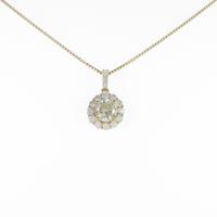 K18YG ダイヤモンドネックレス