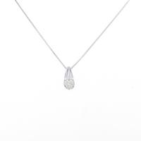 K18WG ダイヤモンドネックレス